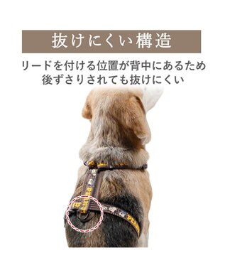 PET PARADISE スヌーピー アクティブハーネス 《兄弟柄》 ＳＭ 中型犬 ブラウン