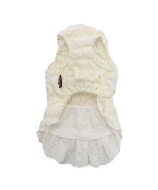 PET PARADISE ペットパラダイス ぽこぽこ ワンピース 《ホワイト》 小型犬 ホワイト