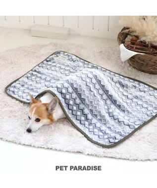 犬 猫 毛布 ブランケット 90 60cm フェアアイル柄 ひざかけ ステイマット あったか Pet Paradise 通販 雑貨とペット用品の通販サイト マザーガーデン ペットパラダイス