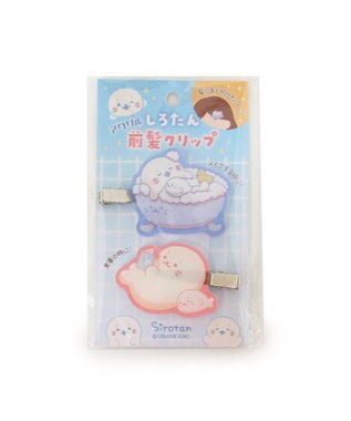 Mother garden しろたん アクリル前髪クリップ 2個セット《お風呂＆読書》 ピンク（淡）