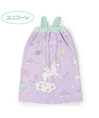Mother garden マザーガーデン 水泳 ラップタオル 80×120cm 《ユニコーン 柄 / レモンくま柄》 ユニコーン