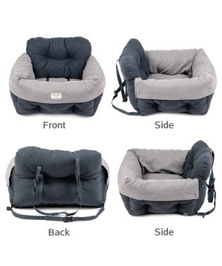 PET PARADISE ペットパラダイス  ドライブカドラー 《キルティング》 Ｌ ブラック