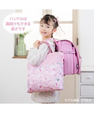 Mother garden マザーガーデン 野いちご レッスンバッグ 《小花いちご柄》 小花いちご柄