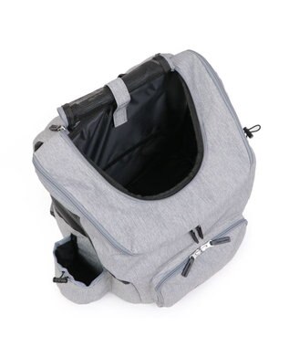 PET PARADISE J.PRESS マルチリュック グレー （M ）L ハグ＆キャリー 小型犬 グレー
