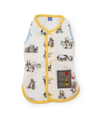 PET PARADISE ディズニー くまのプーさん ふわりとキルトベスト  手描き柄  超小型犬 小型犬 手描き柄