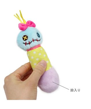 PET PARADISE ディズニー スクランプ ダンベル トイ ライトブルー