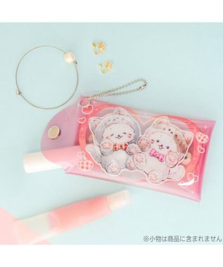 Mother garden しろたん クリアポーチ 《猫》 単品 猫