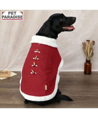 PET PARADISE ペットパラダイス ノーブル ダッフル ポンチョ 《レッド》 中型犬 大型犬