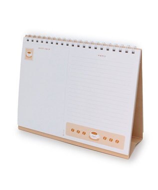 Mother garden しろたん 2024年 卓上カレンダー 《シロタン喫茶柄》 卓上カレンダー