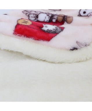PET PARADISE スヌーピー 着る毛布  《うたたね柄》 中型犬 大型犬 ベージュ