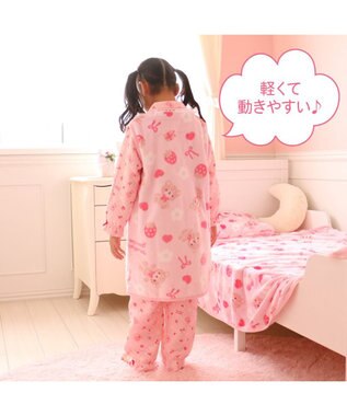 Mother garden マザーガーデン くまちゃん柄 ふわふわ あったか キッズ スリーパー  100cm~120cm / 120cm~140cm -