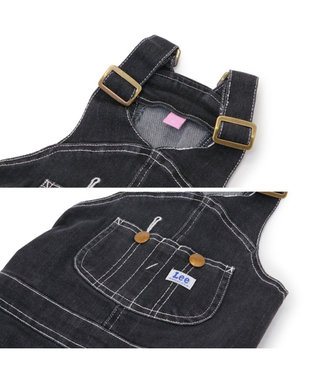 PET PARADISE Lee デニム オーバーオール 《ブラック》 小型犬 ブラック