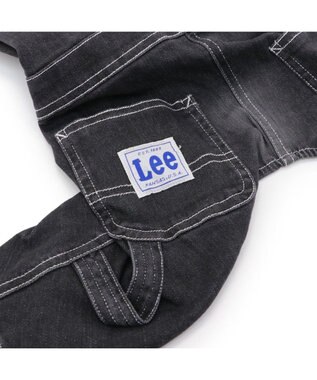 PET PARADISE Lee デニム オーバーオール 《ブラック》 小型犬 ブラック