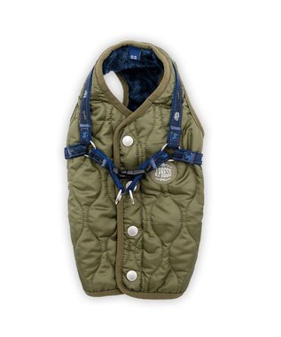 PET PARADISE J.PRESS  アウターハーネス オニオン 《カーキ》 小型犬 カーキ