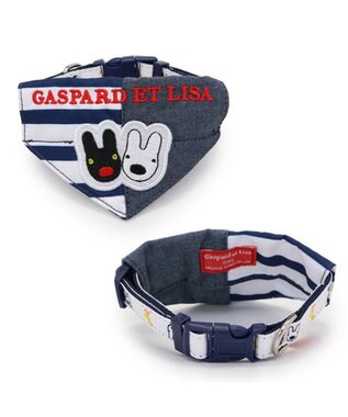 PET PARADISE リサとガスパール バンダナ付き 首輪 ＳＳ バンダナ首輪