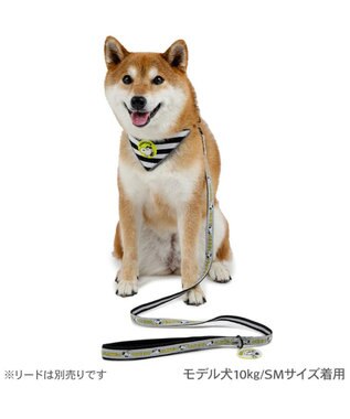 PET PARADISE スヌーピー ＪOE COOL 反射首輪 リバーシブル仕様  ＳＭ ホワイト×グレー