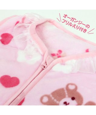 Mother garden マザーガーデン くまちゃん柄 ふわふわ あったか キッズ スリーパー  100cm~120cm / 120cm~140cm -