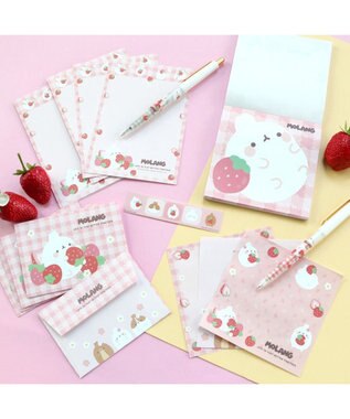 マザーガーデン MOLANG モラン スクエアメモ & ミニレターセット
