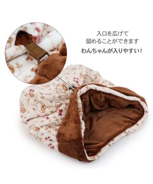 PET PARADISE ディズニー わんわん物語 レディ 遠赤外線  寝袋 筒型 M ベージュ