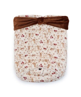 PET PARADISE ディズニー わんわん物語 レディ 遠赤外線  寝袋 筒型 M ベージュ