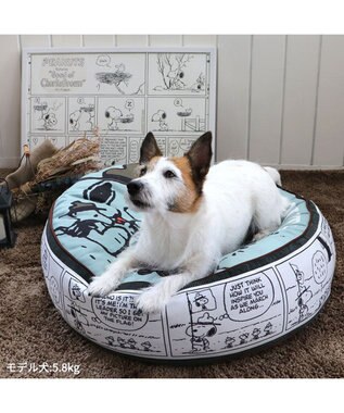 PET PARADISE スヌーピー クッション (60cm) ビーグルスカウト柄 50周年 ビーグルスカウト
