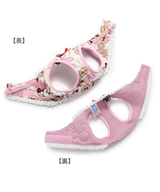 PET PARADISE ディズニー ミニーマウス ベストハーネス 《クッキー柄》  ＳＳ 小型犬 ピンク