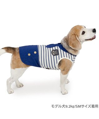 PET PARADISE ペットパラダイス 接触冷感 マリン風 タンクトップ 中型犬 大型犬 ネイビー