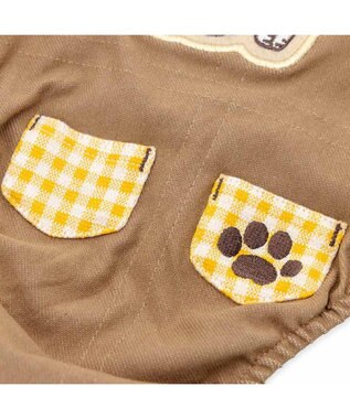 PET PARADISE スヌーピー makokoro マナーオール 小型犬 ブラウン×イエロー