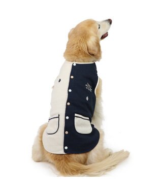 PET PARADISE ペットパラダイス やさしいベスト リバーシブル《マリン柄》 中型犬 大型犬 マリン柄