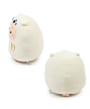 Mother garden しろたん お座り らっこいぬ 白だるま 《らこ福》 ぬいぐるみ 20cm お座りぬいぐるみ ぬいぐるみ マスコット お座り だるま 縁起物 お正月 新年 あざらし アザラシ かわいい キャラクター マザーガーデン 白～オフホワイト