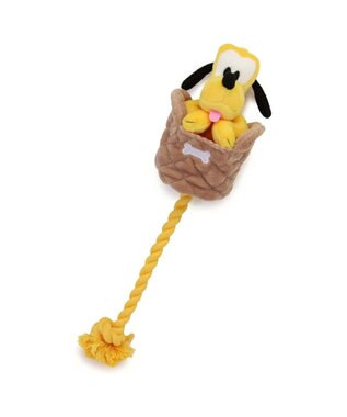 PET PARADISE ディズニー飛び出すロープトイ 《ミッキー/ミニー/プルート》 プルート
