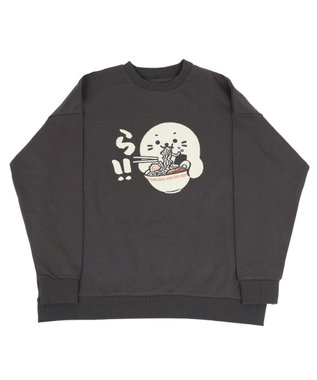 Mother garden しろたん ゆるトレーナー 《ら!!》 ユニセックス 長袖 トレーナー