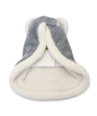 PET PARADISE スヌーピー 手袋 ポンチョ 小型犬 グレー