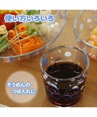 Mother garden しろたん ガラスカップ 《マリン柄》径7.8cm マリン柄