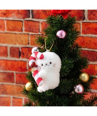 Mother garden しろたん オーナメント キーホルダー 《キャンディケイン》 単品 キャンディケイン