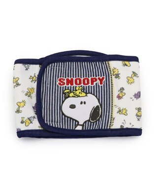 PET PARADISE スヌーピー&ウッドストック　マナーベルト 小型犬 ホワイト×ネイビー