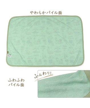 PET PARADISE スヌーピー サーフ柄  クールブランケット (90×60cm) カーキ