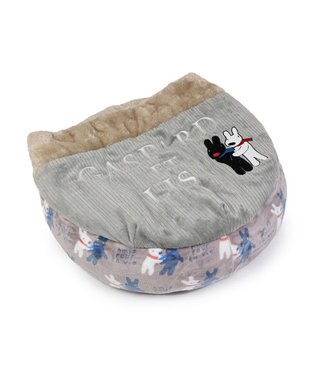 PET PARADISE リサとガスパール 丸型寝袋 遠赤外線 《であい柄》 60cm であい柄