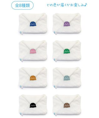 Mother garden しろたん 白いもの おてがみ《 封筒マスコット& メッセージカード》 ホワイト