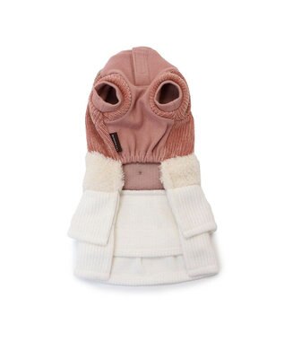 PET PARADISE ペットパラダイス ボア スカートつなぎ 小型犬 赤