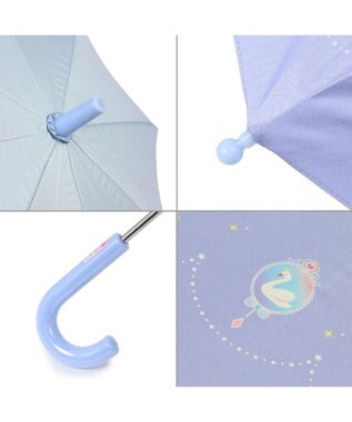 Mother garden マザーガーデン スワン 晴雨兼用傘 手動 長傘 50cm/55cm スワン柄