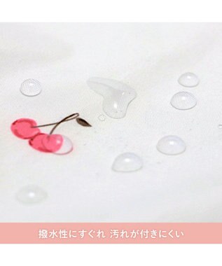 PET PARADISE ペットパラダイス ケープ付き レインコート 《チェリー》 小型犬 ホワイト×レッド