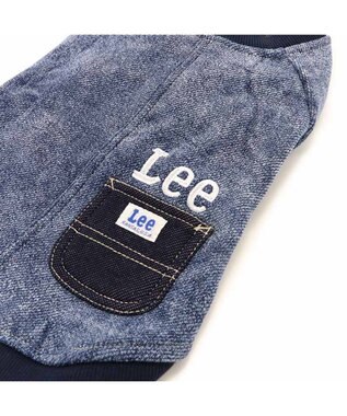 PET PARADISE Lee ウォッシュ加工 トレーナー 中型犬 大型犬 紺（ネイビー・インディゴ）