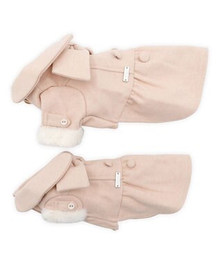 PET PARADISE cherircouture メルトンコート 小型犬 ピンク