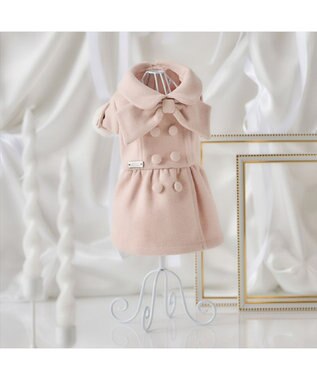 PET PARADISE cherircouture メルトンコート 小型犬 ピンク