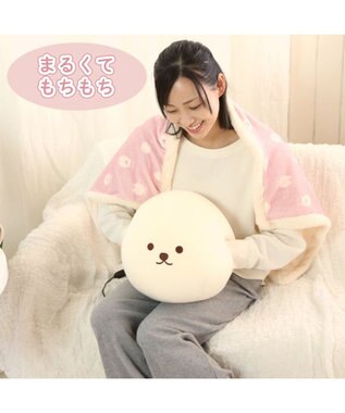 Mother garden マザーガーデン ふわんこ お昼寝まくら ハンドマフ 《ビション》 白