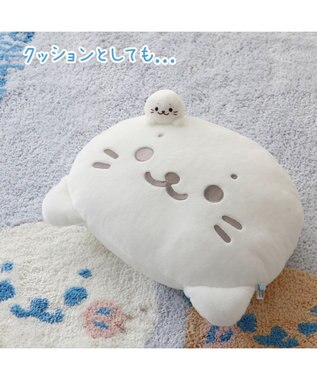 Mother garden しろたん ちょこんと 膝上クッション 33cm -