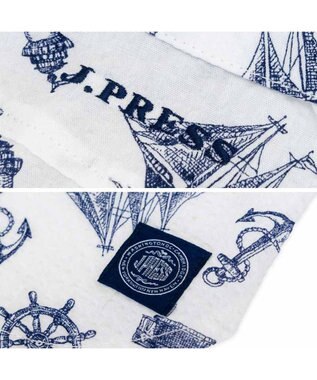 PET PARADISE J.PRESS マリンシャツ  《 ホワイト》 小型犬 ホワイト×ネイビー