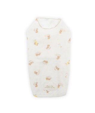 PET PARADISE ペットパラダイス くまさん はじめてのタンクトップ 《おやすみ柄》 中型犬 大型犬 オフホワイト