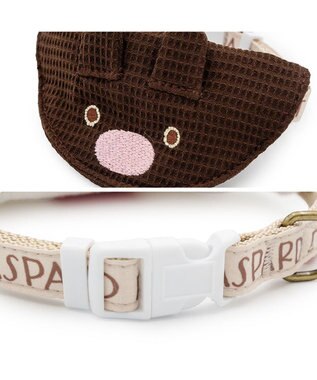 PET PARADISE リサとガスパール スタイ首輪 《ガスパール》 ３Ｓ ブラウン